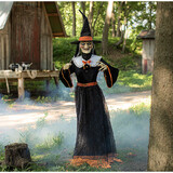 Seasonal Visions MR125067 7' Animated Whimsical Witch
