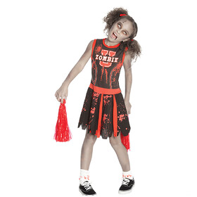 Morris Costumes Girl's Undead Cheerleader Costume
