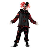 Morris Costumes Men's Carver the Killer Clown Costume