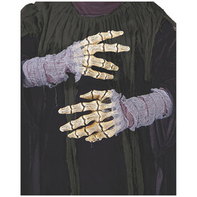 Morris Costumes MR156026 Latex Bone Hands With Gauze