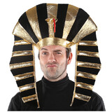Morris Costumes MR158085 Adult's Gold & Black King Tut Hat