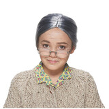Morris Costumes MR172085 Kid's Gray Old Lady Wig