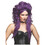 Morris Costumes MR177009 Sorceress Black &amp; Purple Wig