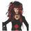 Morris Costumes MR177180 Black &amp; Red Nightmare Black Widow Wig