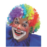 Morris Costumes MR179005 Adult's Multicolor Rainbow Clown Wig