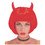 Morris Costumes MR179015 Adult's Red Devil Wig with Horns