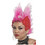 Morris Costumes MR179528 Adult's Red &amp; Hot Pink Double Mohawk Wig
