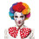 Morris Costumes MR179558 Adult's Rainbow Clown Wig