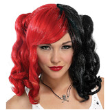 Morris Costumes MR179606 Women's Red & Black Gothic Lolita Wig