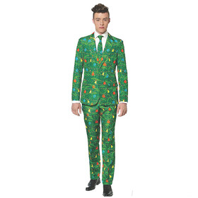 Morris Costumes Men's Green Christmas Tree Suit