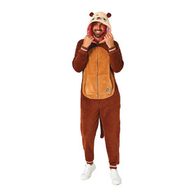 OppoSuits OSAO1032L Adults Otter Hooded Onesie Costume