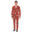 Morris Costumes OSAS0072MD Men's Red Icon Christmas Suit