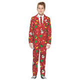Morris Costumes Boy's Red Icon Christmas Suit