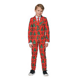 Morris Costumes OS-B007SM Christmas Red Suit Ch Sm4-6