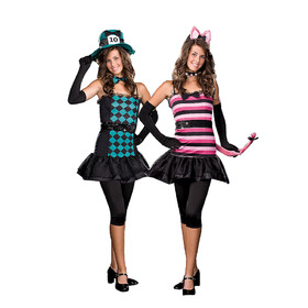Dreamgirl Teen Girl's Mad About You Reversible Dress Costume