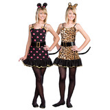 Dreamgirl Teen Girl's Cat & Mouse Reversible Costume