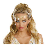 Dreamgirl RL9520 Gold Glittering Rhinestone Headpiece