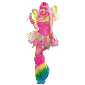 Dreamgirl Women's Rainbow Fairy Costume
