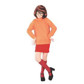 Rubie's RU38963LG Girl's Scooby Doo Velma Costume - Large
