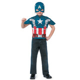 Rubie's RU620006 Boy's Captain America™ T-Shirt & Mask Costume - Small