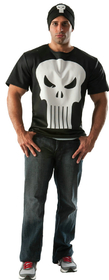 Rubie's Men's Punisher Shirt &amp; Hat Costume Kit