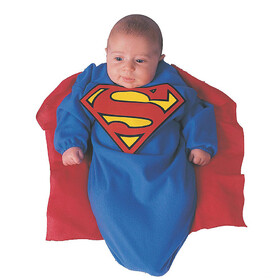 Rubie's RU81105 Baby Boy's Deluxe Superman&#153; Bunting Costume - 0-9 Months