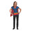 Rubie's RU880474SM Women's Supergirl&#153; Shirt Costume with Cape - Small