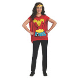 Rubie's Women's Wonder Woman™ Shirt Costume with Cape