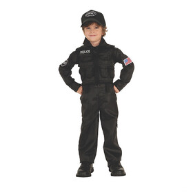 Rubie's RU882813SM Boy's Policeman SWAT Costume - Small