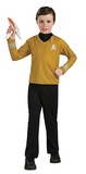 Rubie's Boy's Deluxe Gold Star Trek Uniform Costume