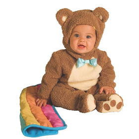 Rubie's RU885356I Baby Oatmeal Bear with Rainbow Blankee Costume - 6-12 Months