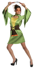 Rubie's Women's Teenage Mutant Ninja Turtles Michelangelo Kimono Costume