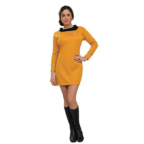 Rubie's RU-889059MD Star Trek Classic Gld Dress Md