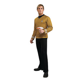 Rubie's Men's Deluxe Gold Uniform Star Trek&#153; Costume Large