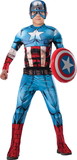 Rubie's RU620021 Boy'S Deluxe Muscle Captain America Costume