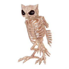 Morris Costumes SE28048 13.5" Owl Skeleton Decoration