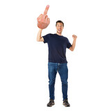 Morris Costumes SEW10501 The Middle Finger Hand Sign