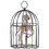 Morris Costumes SEZ53042 Skeleton Crow in a Cage