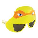 Morris Costumes SG1906 Sunstache Teenage Mutant Ninja Turtles™  Michelangelo Sunglasses