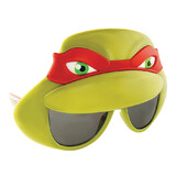 Morris Costumes SG1907 Sunstache Teenage Mutant Ninja Turtles™ Raphael Sunglasses