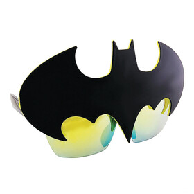 Morris Costumes SG2219 Sunstache Batman Symbol Sunglasses