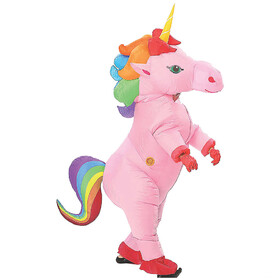 Studio Halloween SH21068 Adult's Inflatable Pink Unicorn