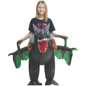 Studio Halloween SH21203 Kid's Inflatable Dragon Ride On Costume