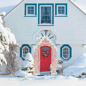 Disguise SS10147 8 Ft. Gingersnap Iron Archway Christmas Decoration