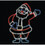 Morris Costumes SS11128G Light-Up Glo Santa Outdoor Sign