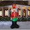 Gemmy Industiries SS117245G 96" Blow Up Inflatable Nutcracker Outdoor Yard Decoration