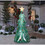 Gemmy SS119687G Blow Up Inflatable Mixed Media Green Christmas Outdoor Yard Decoration