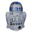 Sunstar SS13057G 42" Blow Up Inflatable Star Wars R2D2 with Ornament Outdoor Yard Decoration