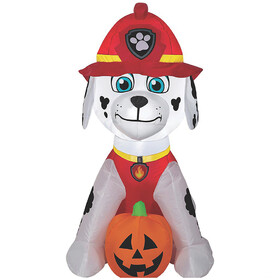 Morris Costumes SS220539G 36" Blow Up Inflatable PAW Patrol Marshall with Jack-O'-Lantern Outdoor Halloween Decoration