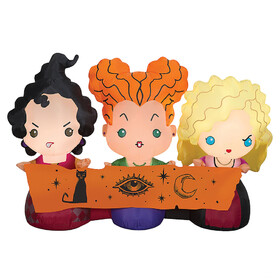Gemmy SS220556G Blow Up Inflatable Hocus Pocus Sisters Inflatable Outdoor Yard Decoration